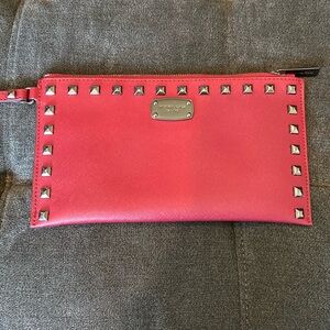 Michael Kors Deep Red Leather Wallet